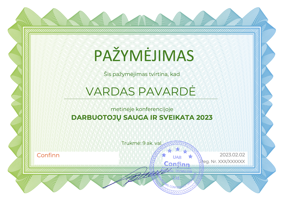 DSS_Pazymejimas