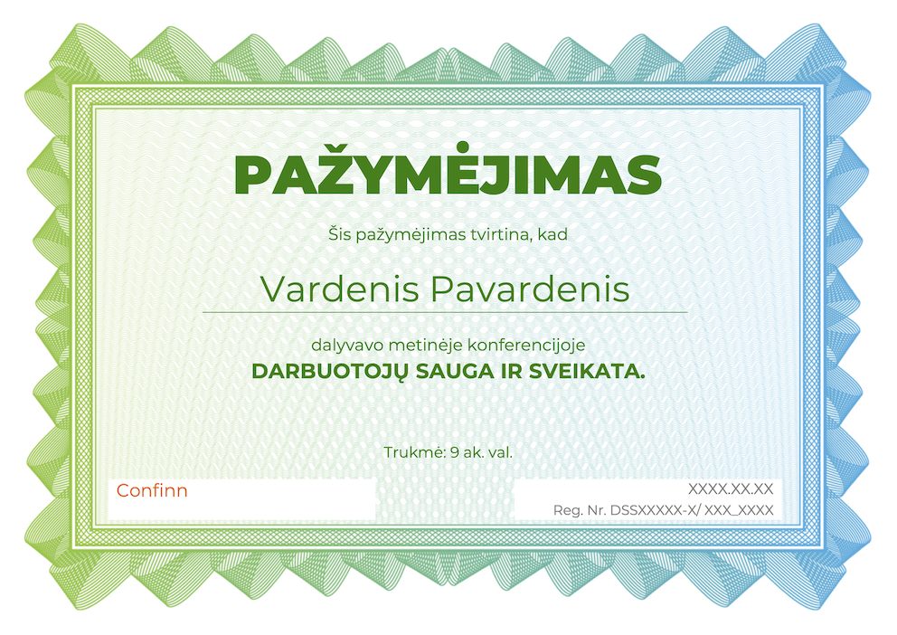 DSS_Pazymejimas